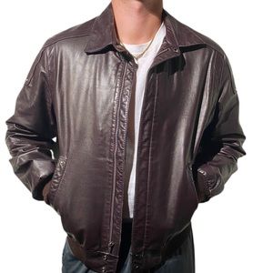 Rare Authentic Vintage Members Only Leather Jacket